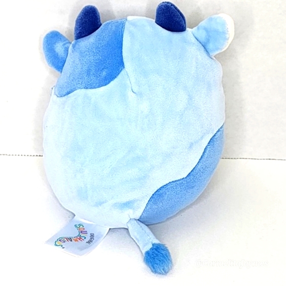 RUTANYA 🫐🐄 5" Blueberry Cow Original Squishmallow By Kellytoy Plush ☆ NWT ☆ - Picture 5 of 7